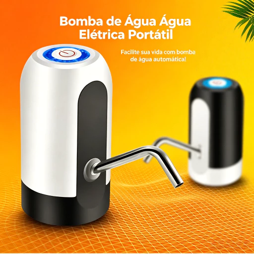 Bomba Elétrica Filtro 20L Para Galão De Água Bebedor Eletrico De Agua Com Carregamento Usb