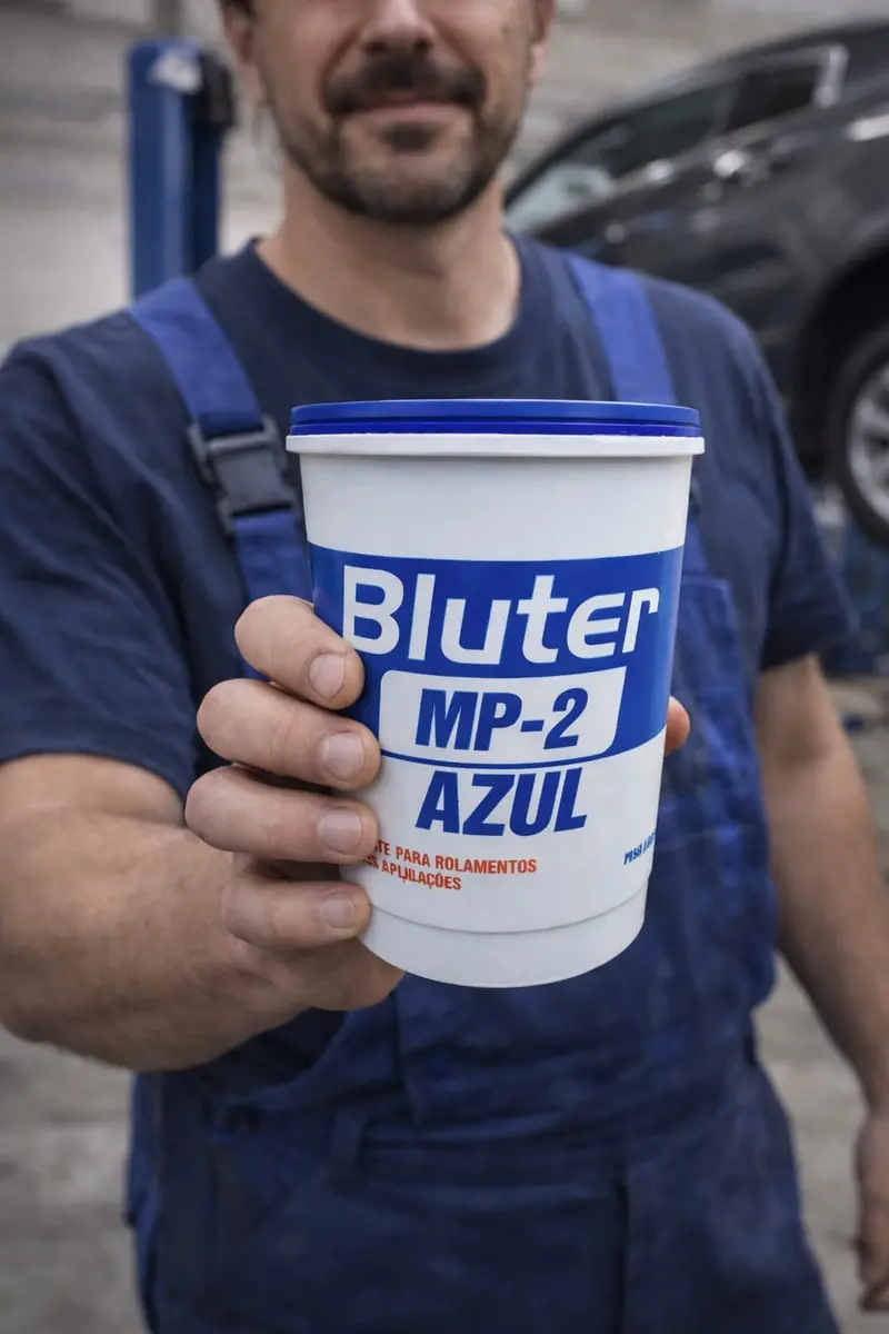 Graxa Azul Para Rolamentos Mp2 Litio 1kg Bluter