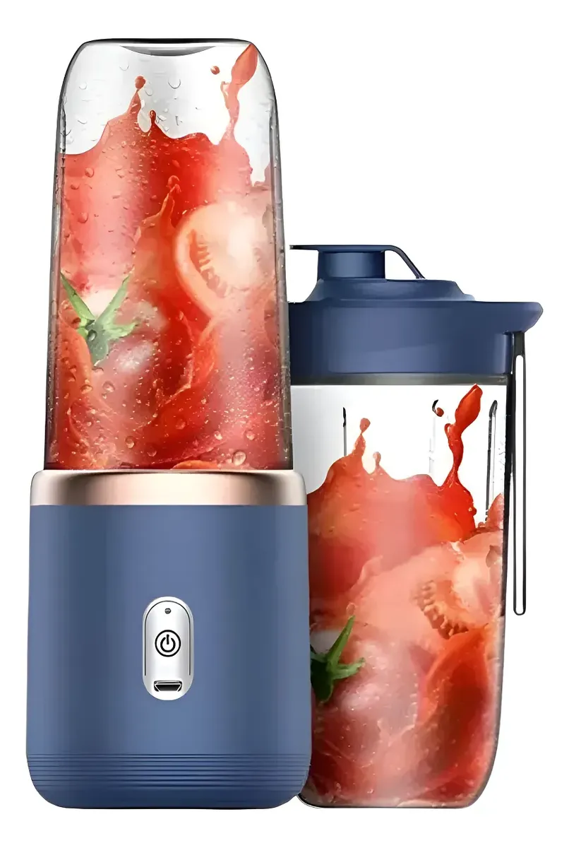 Liquidificador 450ml Shakeira Mini Mixer Elétrico Cor Azul