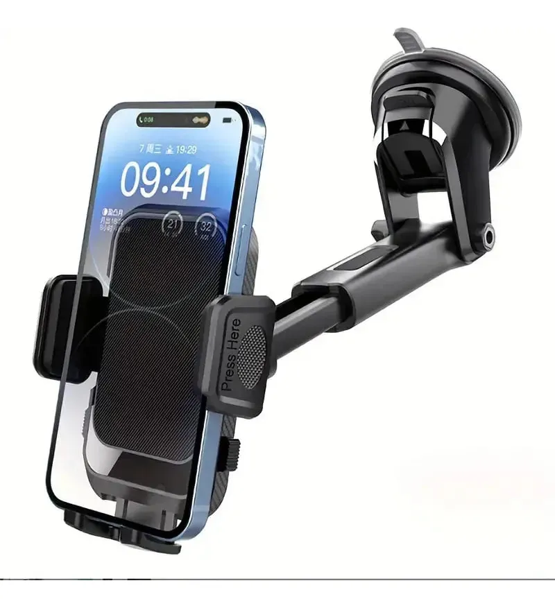 Suporte Pra Celular Veicular Encaixe Ventosa Ou Retrovisor