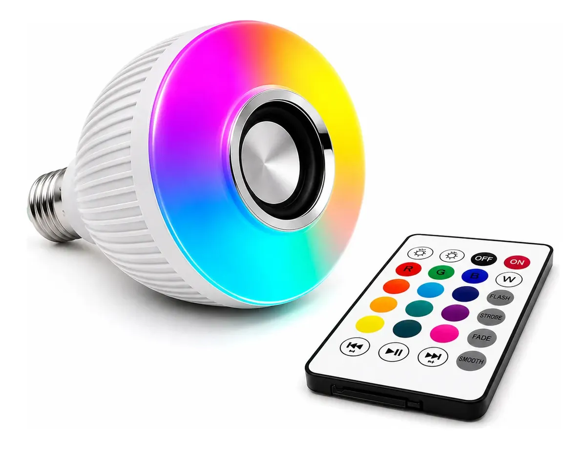 Zipzap Lampada Bluetooth RGB Musical LED RGB - 5 W RGB - Unidade - 1 - 450 lm
