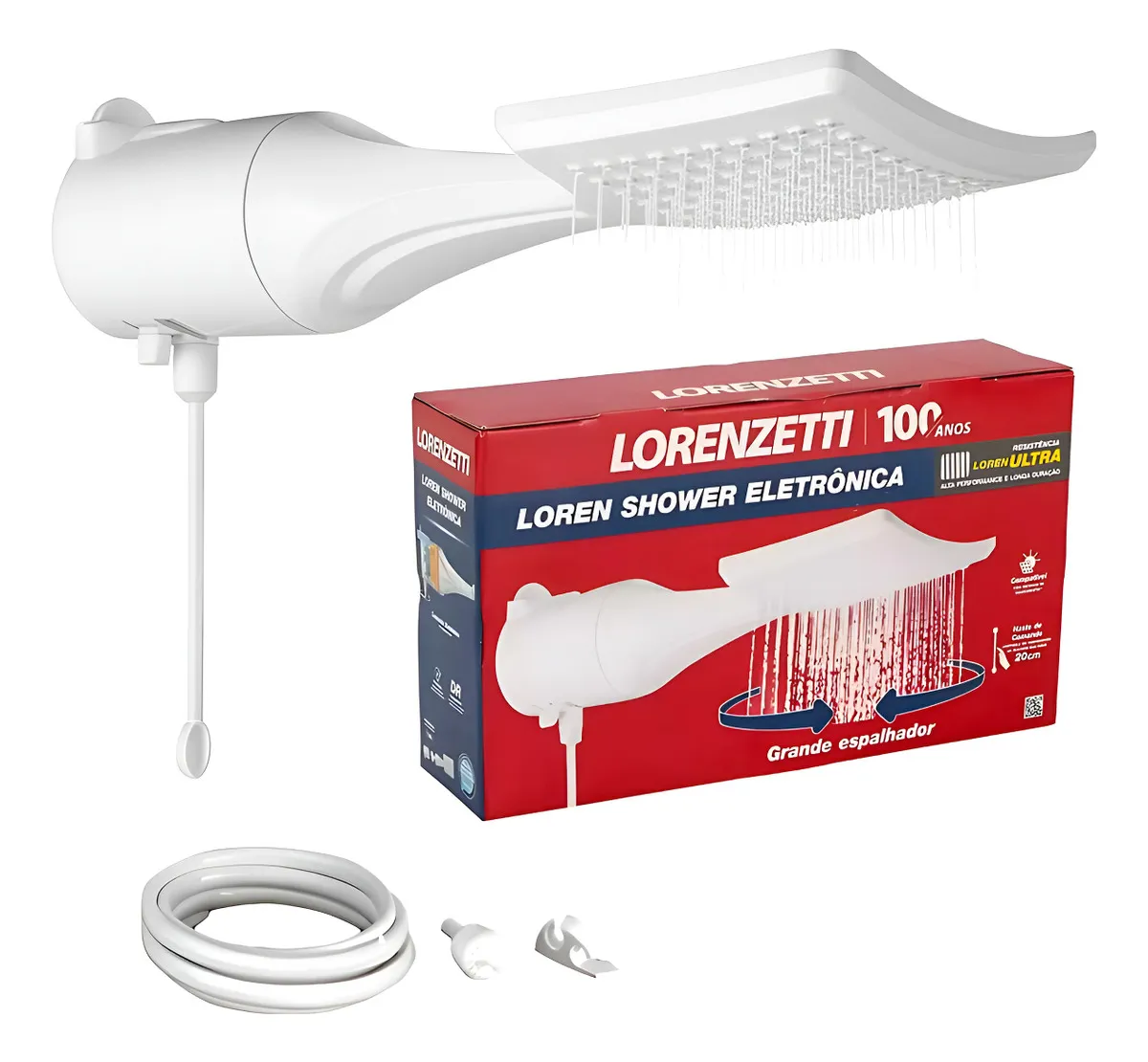 Ducha Eletrônica Lorenzetti Loren Shower Ultra 7500W 220V Branco