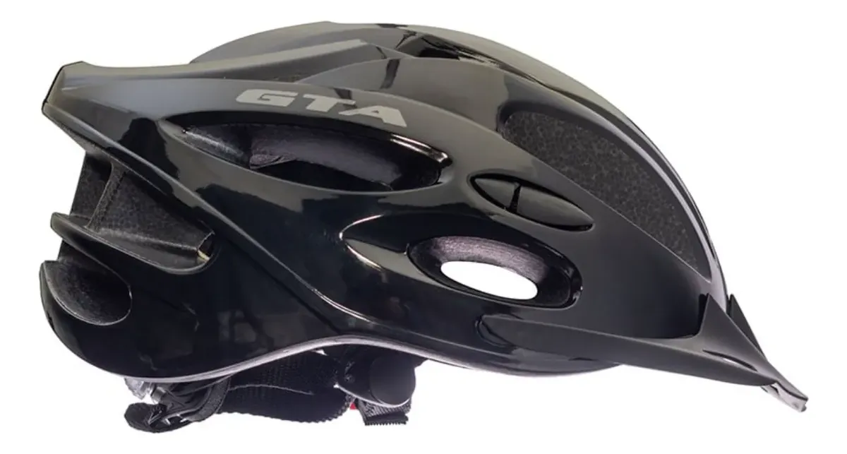 Capacete Bike Bicicleta Mtb Speed Led Gta Inmold Preto