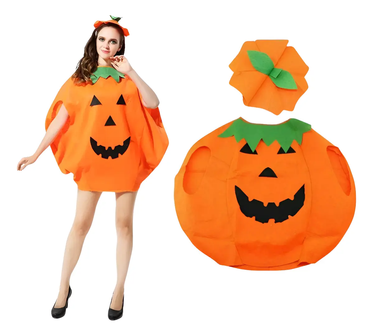 Fantasia De Abóbora Para Adulto Halloween Dia Das Bruxas